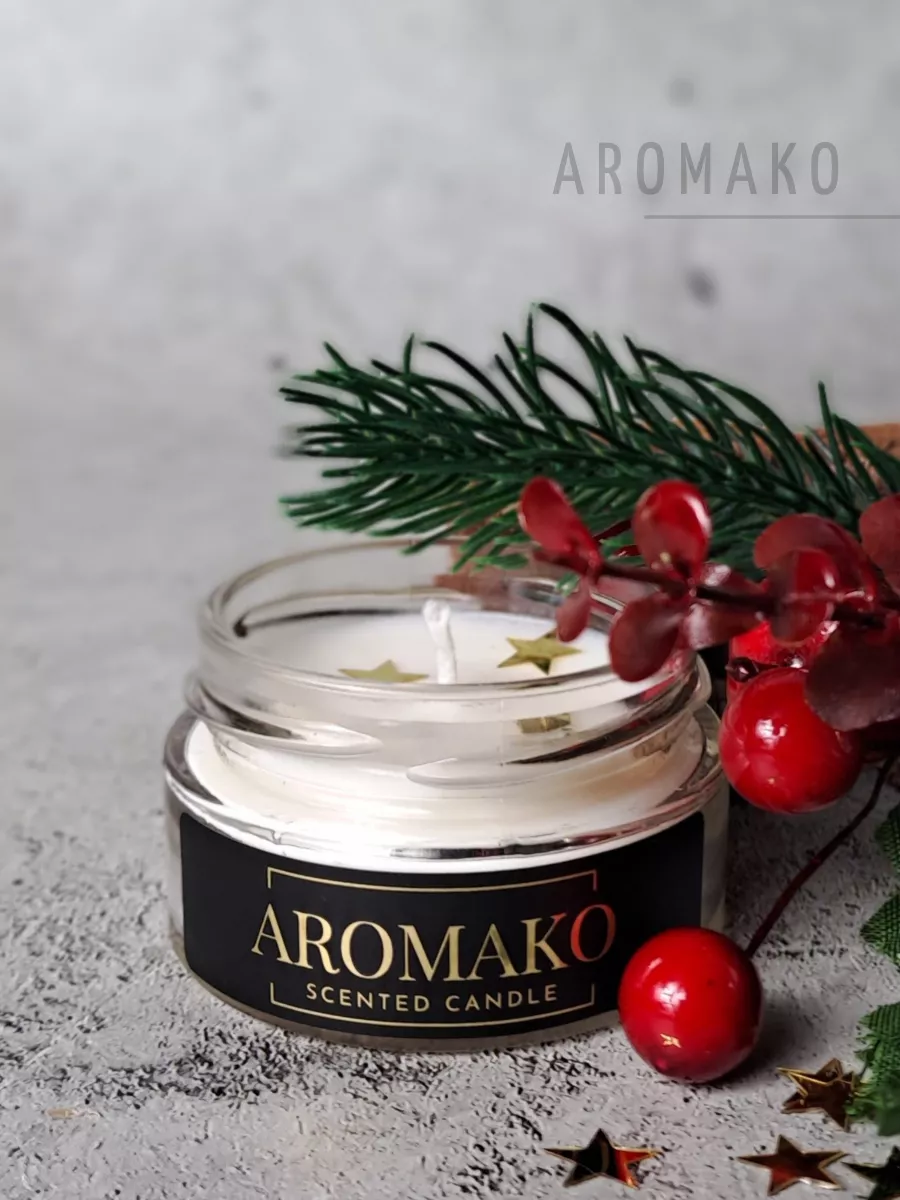 Аромасвеча AromaKo «Рождественская Ель», 50 г
