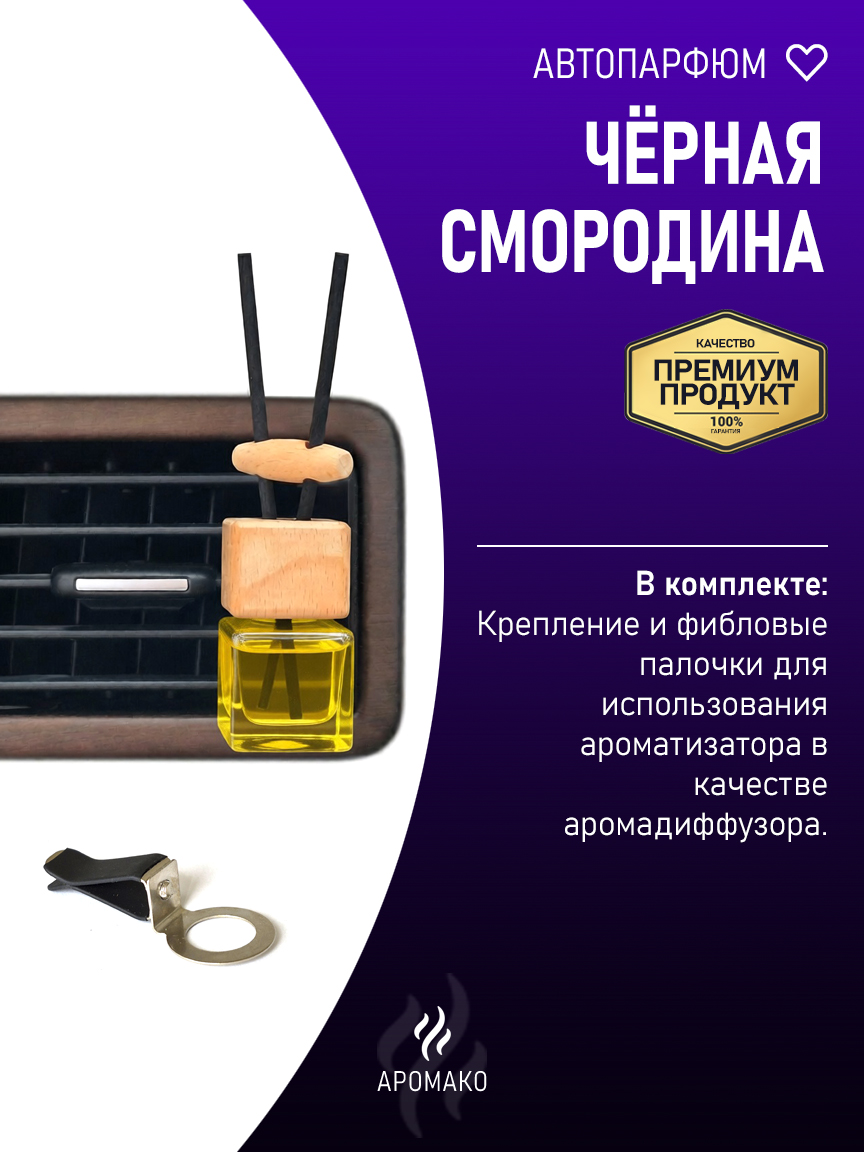 Подвесной автопарфюм «Чёрная Смородина» — 8 мл